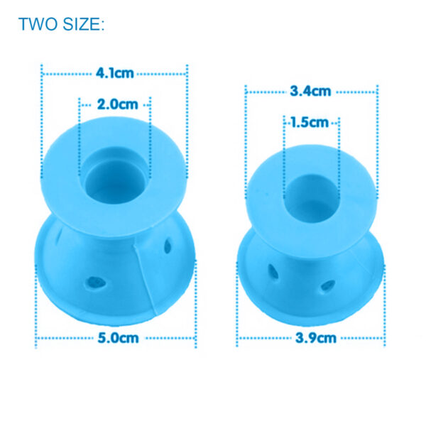 10 件套软橡胶魔术护发滚轮硅胶卷发器无热发型设计工具 5