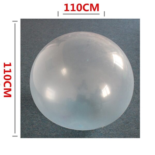 110cm big amazing bubble ball Water filled interactive rubber balls Outdoor Inflatable funny ballon toys For 5