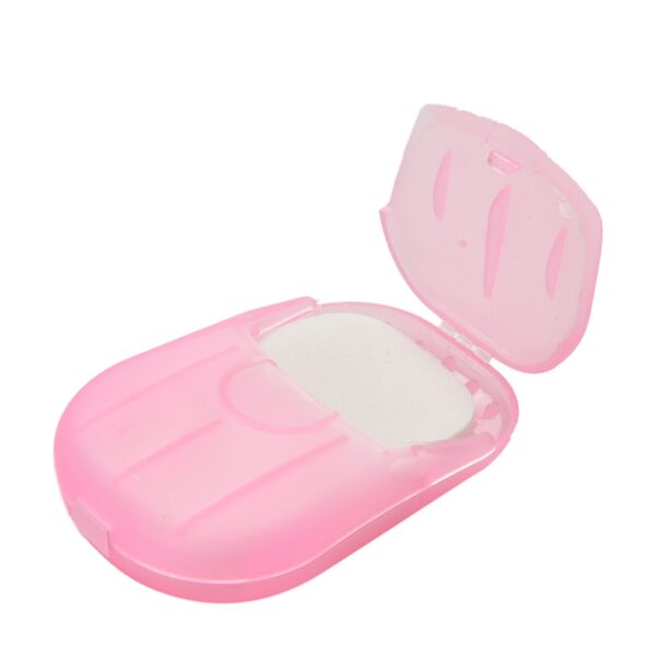 1PC New Convenient Washing Hand Bath Travel Scented Slice Sheets Foaming Box Paper Soap 1