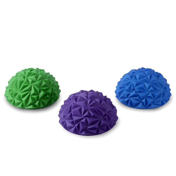 1pcs Children s Sense Training Yoga Half ball Water Cube Diamond Pattern Pineapple Ball Foot Massage