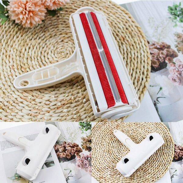 2 Way Pet Hair Remover Roller Removing Dog Cat Hair from Furniture self cleaning Lint Pet 1