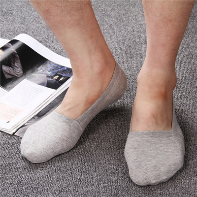 2019 високо квалитетни памучни машки чорапи од бамбус влакна невидливи плитки усти силиконски кратки чорапи што не се лизгаат 1.jpg 640х640 1