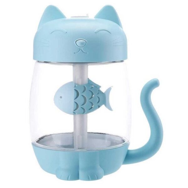 3 em 1 350ML USB Cat Air Umidificador Ultrasonic Cool Mist Adorável Mini umidificador com LED 2.jpg 640x640 2