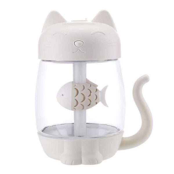 3 az 1-ben 350 ml-es USB Cat légpárásító ultrahangos Cool Mist imádnivaló mini párásítóval