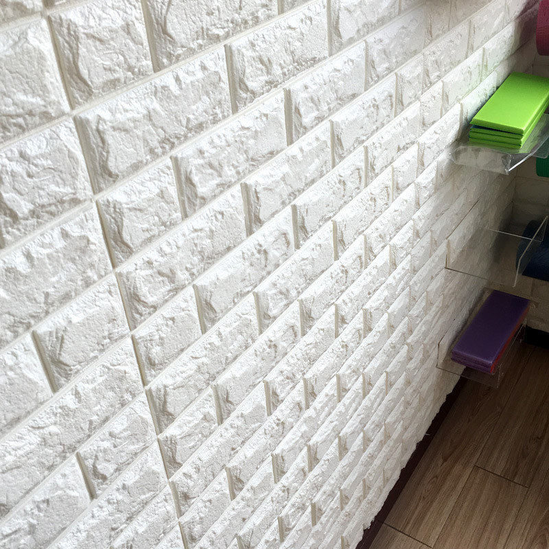 3D Self Adhesive  Faux Foam  Bricks Wallpaper  Not sold in 