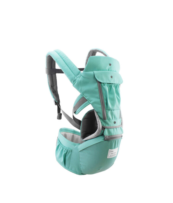 AIEBAO èrgonomi ti bebe Carrier tibebe ti bebe Hipseat fistibal devan fè fas a kangourou ti bebe vlope Carrier pou 6