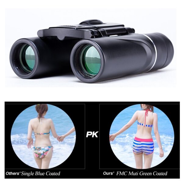 APEXEL 8x21 Compact Zoom Binoculars Long Range 1000m Folding HD Powerful Mini Telescope BAK4 FMC Optics 5