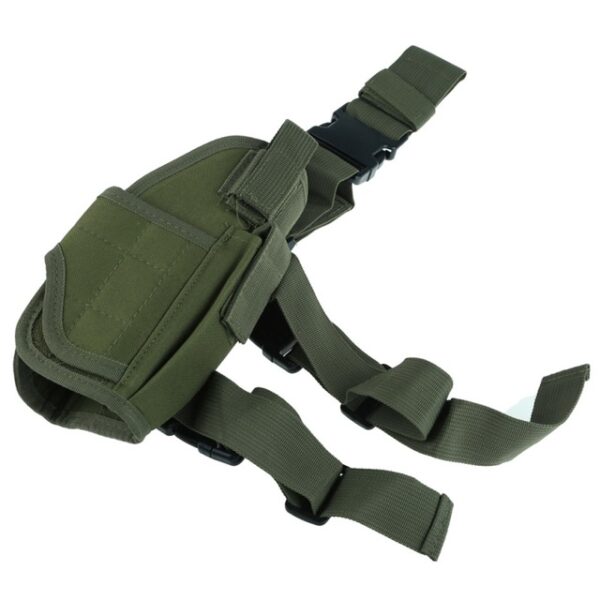 Adjustabl Tactical Pistol Drop Leg Thigh Holster w Mag Pouch Pouch Tactical Taobh a-muigh le 1.jpg 640x640 1