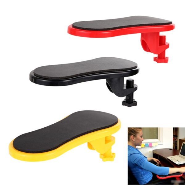 Attachable Armrest Pad Desk Computer Table Arm Support Mouse Pads Arm Wrist Rests Chair Extender Hand