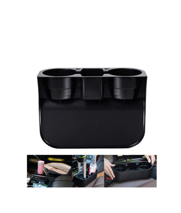 Car Cup Holder Interiör Car Organizer Bärbar Multifunktionell Auto Fordon Seat Cup Mobiltelefon Dryckeshållare 1