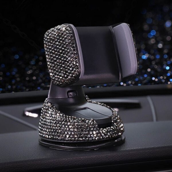 Crystal Rhinestones Universal Car Phone Holder for iPhone smartphone Mobile phone car holder Stand Air Vent 2.jpg 640x640 2