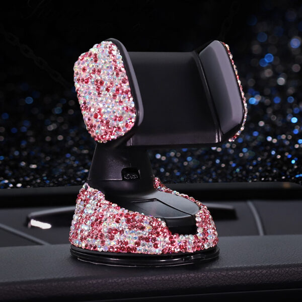 Crystal Rhinestones Universal Car Phone Holder for iPhone smartphone Mobile phone car holder Stand Air Vent 4