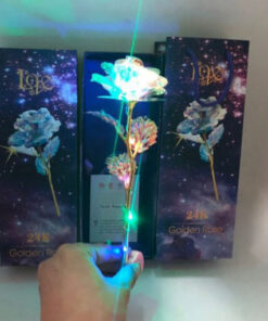 Drop Shipping Valentine s Day Creative Gift 24K Foil Plated Rose Gold Rose Lasts Forever Love 1 510x510 1