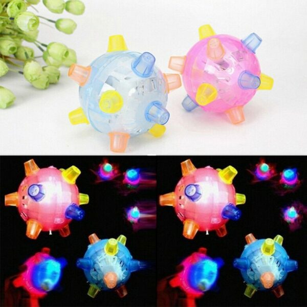 Flashing Dog Ball For Games Kids Ball Led Pets Toys Jumping Joggle Crazy Football Children s 1