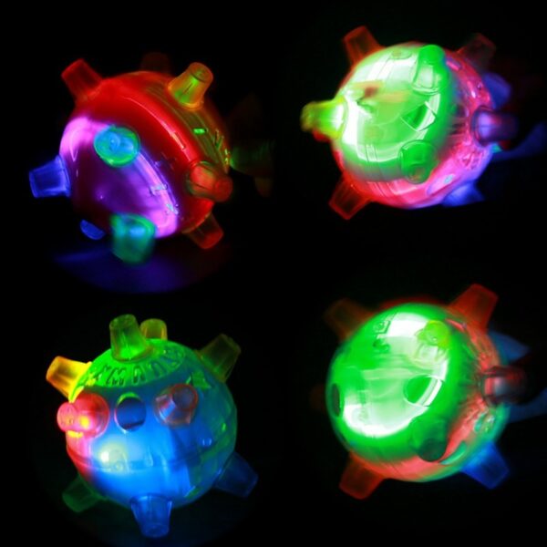 Flashing Dog Ball For Games Kids Ball Led Pets Toys Jumping Joggle Crazy Football Children s 4