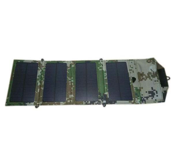 GGX ENERGY 8W Portable Solar Charger for Mobile Phone iPhone Folding Mono Solar Panel Foldable Solar 2 1