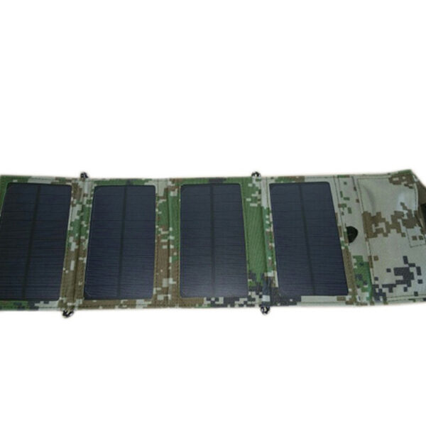 GGX ENERGY 8W Portable Solar Charger for Mobile Phone iPhone Folding Mono Solar Panel Foldable Solar 2 1