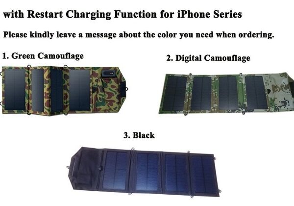 GGX ENERGY 8W Portable Solar Charger for Mobile Phone iPhone Folding Mono Solar Panel Foldable Solar 6.jpg 640x640 6