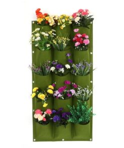 Garden Grow Bag Pockets Vertical Planter Wall mounted PE Gardening Flower Hanging Felt Planting Bag Indoor 1.jpg 640x640 1