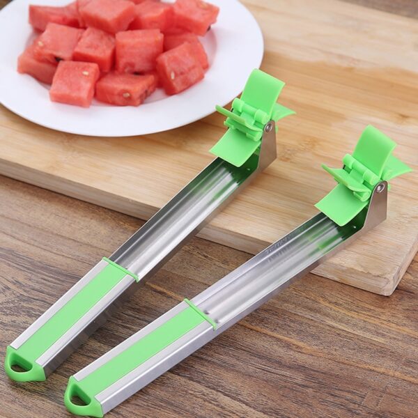 KHGDNOR Watermelon Cutter Windmill Shape Plastic Slicer for Cutting Watermelon Power Save Cutter 2