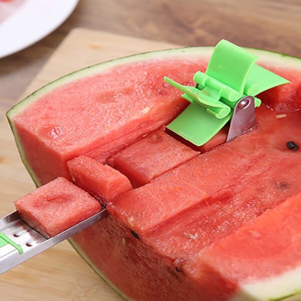 KHGDNOR Watermelon Cutter Windmill Shape Plastic Slicer for Cutting Watermelon Power Save Cutter 3