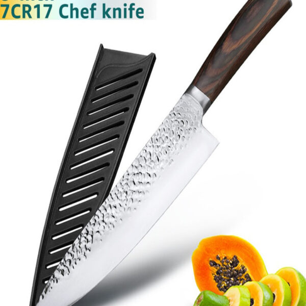 Kitchen Knife 8 inch Professional Japanese Chef Knives 7CR17 440C High Carbon Stainless Steel Meat Santoku 3.jpg 640x640 3