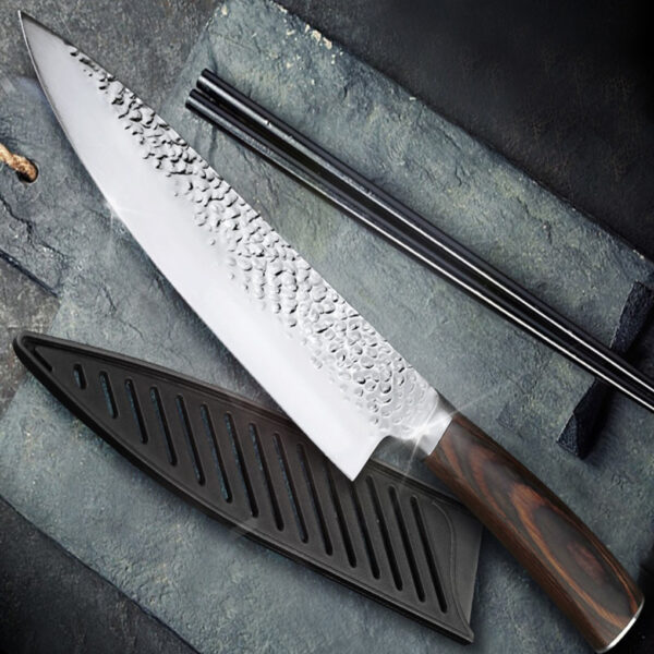 Kitchen Knife 8 inch Professional Japanese Chef Knives 7CR17 440C High Carbon Stainless Steel Meat Santoku 6