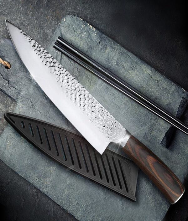 Kutsilyo sa Kusina 8 pulgada Propesyonal nga Japanese Chef Knives 7CR17 440C High Carbon Stainless Steel Meat Santoku 6