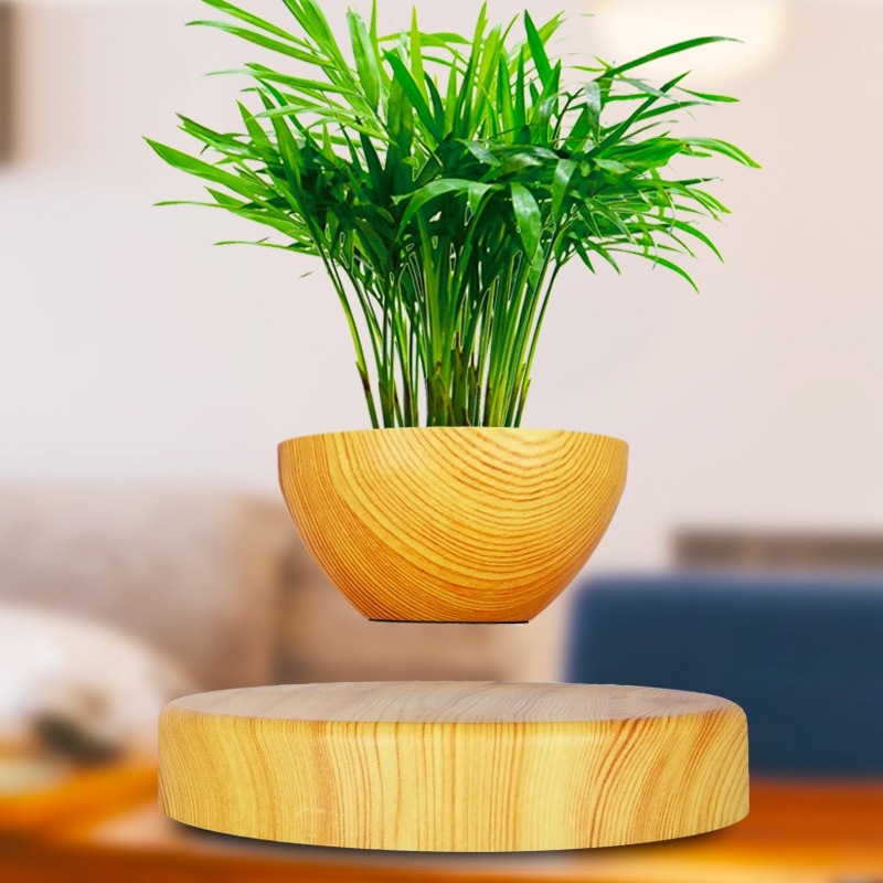 Plante Lévitation Magnétique Pot De Fleur Décoration D'intérieur