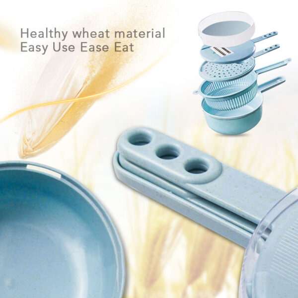 Mandoline Slicer Vegetable Slicer Potato Peeler Carrot Onion Grater with Strainer Vegetable Cutter 8 in 1 3