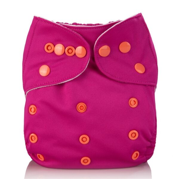Mumsbest Reusable Baby Cloth Diaper washable Solid Color Baby Nappy One Size Adjustable Many Colors 8.jpg 640x640 8