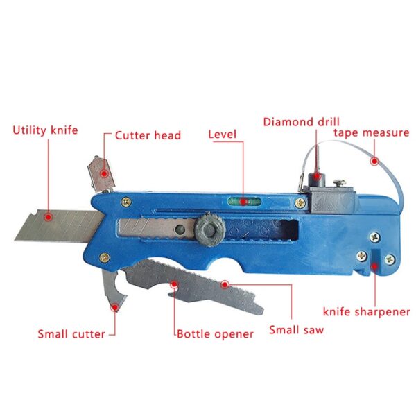 New Professiona tile cutter Glass Cutter Six Wheel Metal Cutting Kit Tool Multifunction Tile plastic cutter 4