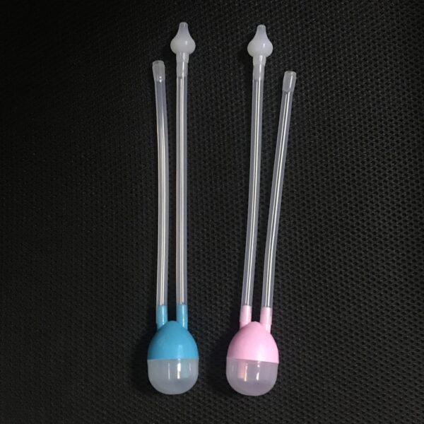 Newborn Baby Safety Nose Cleaner Vacuum Suction Nasal Aspirator Flu Protections Nasal Aspirator Nasal Snot Nose 5