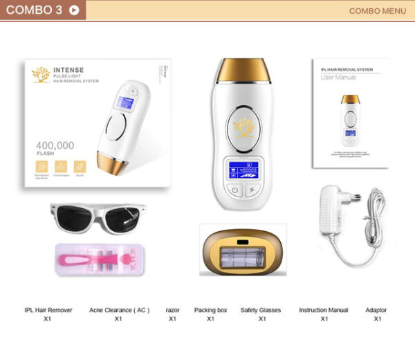 Pinakabag-o nga 400K outbreaks IPL Epilator Permanenteng Pagtangtang sa Buhok Touch LCD Display depilador sa usa ka laser Bikini Trimmer 2 1.jpg 640x640 2 1