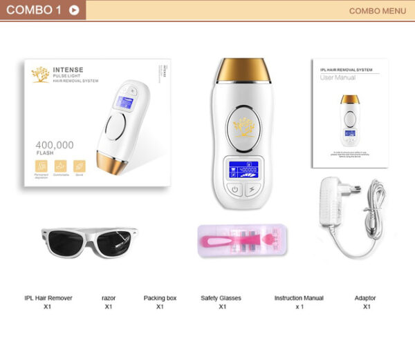 Pinakabag-o nga 400K outbreaks IPL Epilator Permanenteng Pagtangtang sa Buhok Touch LCD Display depilador sa usa ka laser Bikini Trimmer 5.jpg 640x640 5