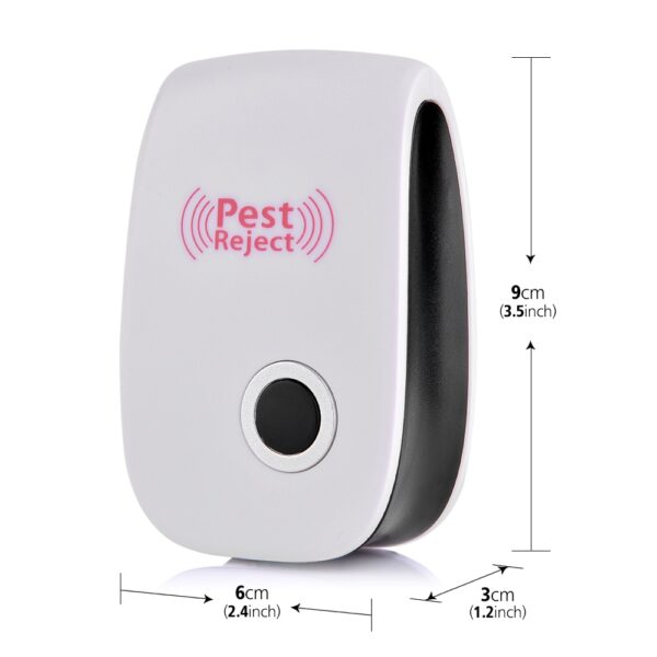 Pagkontrol sa Peste Ultrasonic Pest Repeller Mosquito Killer Electronic Anti Rodent Insect Repellent Mole Mouse Cockroach Mice 2