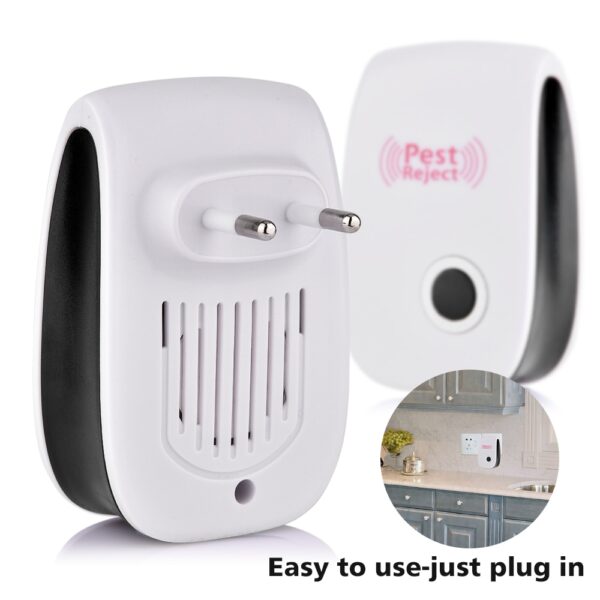 Pagkontrol sa Peste Ultrasonic Pest Repeller Mosquito Killer Electronic Anti Rodent Insect Repellent Mole Mouse Cockroach Mice 5