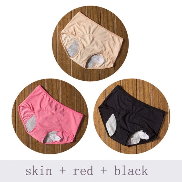 Physiological Pants Leak Proof Menstrual Women Underwear Period Panties Cotton Health Seamless Briefs High Waist