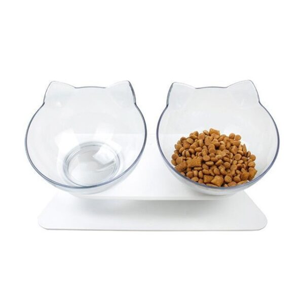 Plastic Doble Non slip Pet Bowl Para sa mga Iro Puppy Cats Food Water Feeder Pets Feeding Dishes 1.jpg 640x640 1