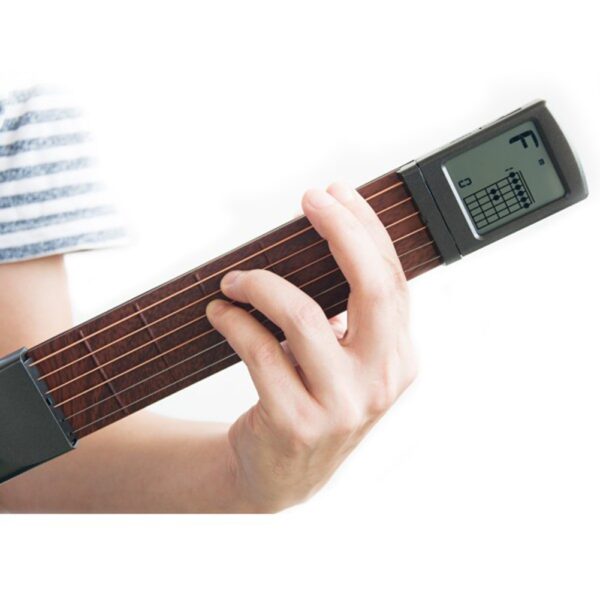 Portable Chord Trainer Pocket Guitar Practice Tools LCD Musical Stringed Instrument Practice Chords Tools for Beginner 1