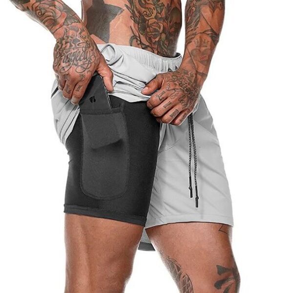 Quick Drying Running Shorts Men s 2 in 1 Security Pocket Shorts Men Fräizäit Shorts Hips 4.jpg 640x640 4