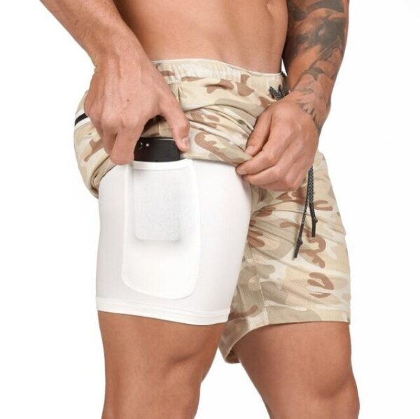 กางเกงวิ่งขาสั้นสำหรับผู้ชาย 2 in 1 Security Pocket Shorts Men Leisure Shorts Hips 5.jpg 640x640 5