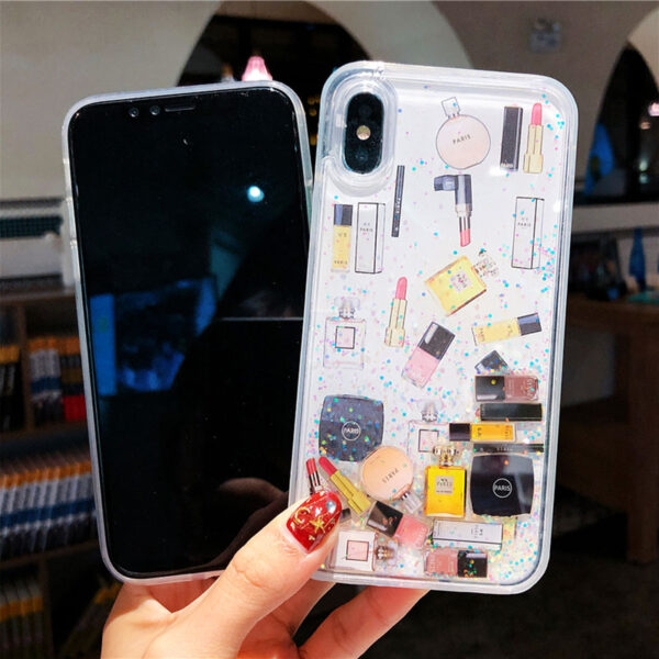 Quicksand Capinha For iPhone X 7 8 Plus Xs Max Xr Hard Plastic Case For iPhone 2