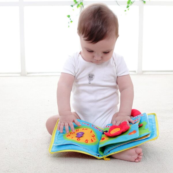 Soft Books Infant Early cognitive Development My Quiet Bookes baby goodnight educational Unfolding Cloth Book Activity 2