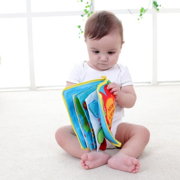 Soft Books Infant Early cognitive Development My Quiet Bookes baby goodnight educational Unfolding Cloth Book Activity 3