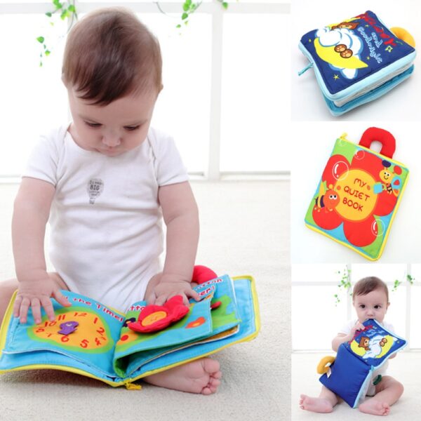 Mahumok nga Libro Masuso Early cognitive Development My Quiet Bookes baby goodnight educational Unfolding Cloth Book Activity