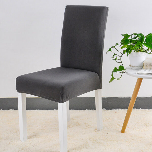 Spandex Chair Cover Stretch Elastic Dining Seat Cover for Banquet Wedding Restaurant Hotel Anti dirty Removable 1