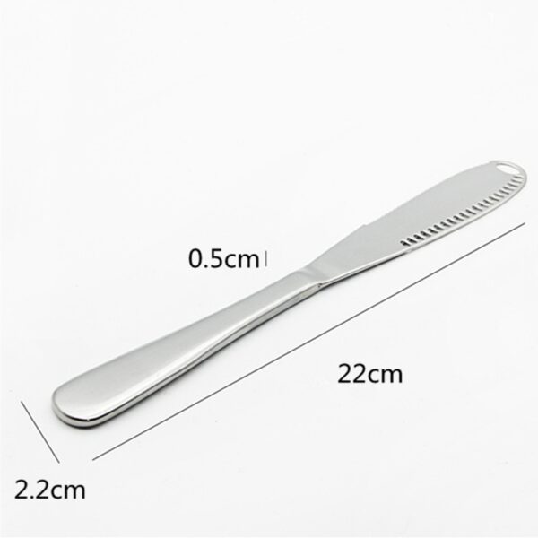 Stainless Steel Butter Knife Cheese Dessert Jam Spreaders Cream Knife Kubyertos Kubyertos Dessert Tools para sa Toast 5