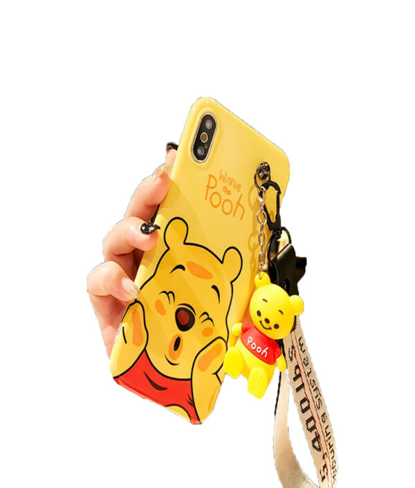 Super cute nga Stitch mini Pooh dinosaur lanyard ug silicone personality drop case para sa iphone 6 7 1 1.jpg 640x640 1 1