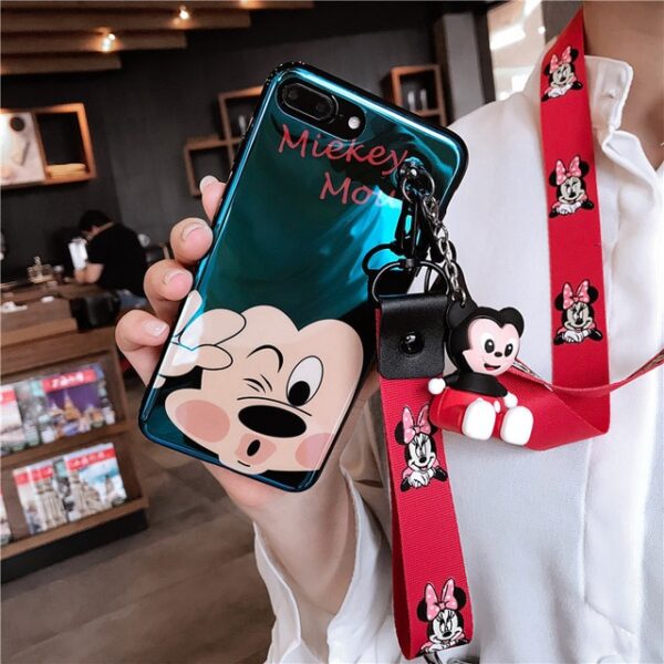 Super cute Stitch mini Pooh dinosaur lanyard tand silicone personality drop case for iphone 6 7 3.jpg 640x640 3